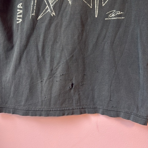 Vintage 2001 the addicts viva La revaluation band t shirt well worn size medium - Picture 4 of 7